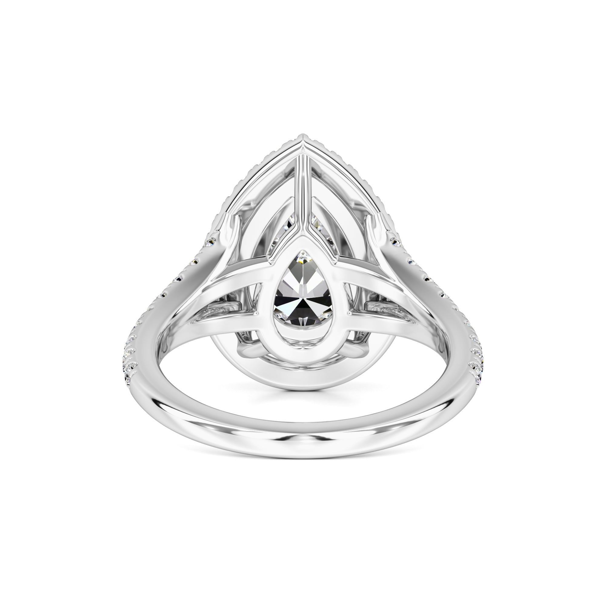 Veronica Moissanite & Lab Grown Diamond Ring | White Gold | 3