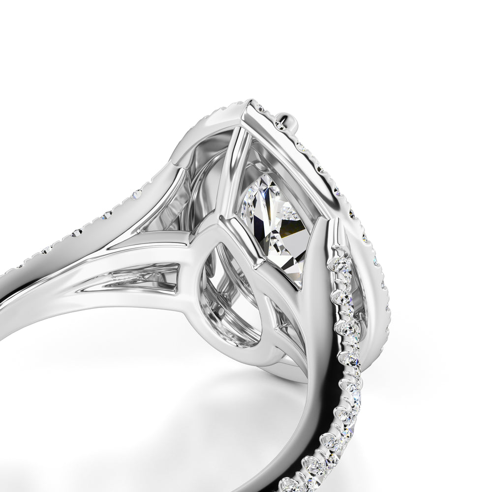 Veronica Lab Grown Diamond Ring | White Gold | 2