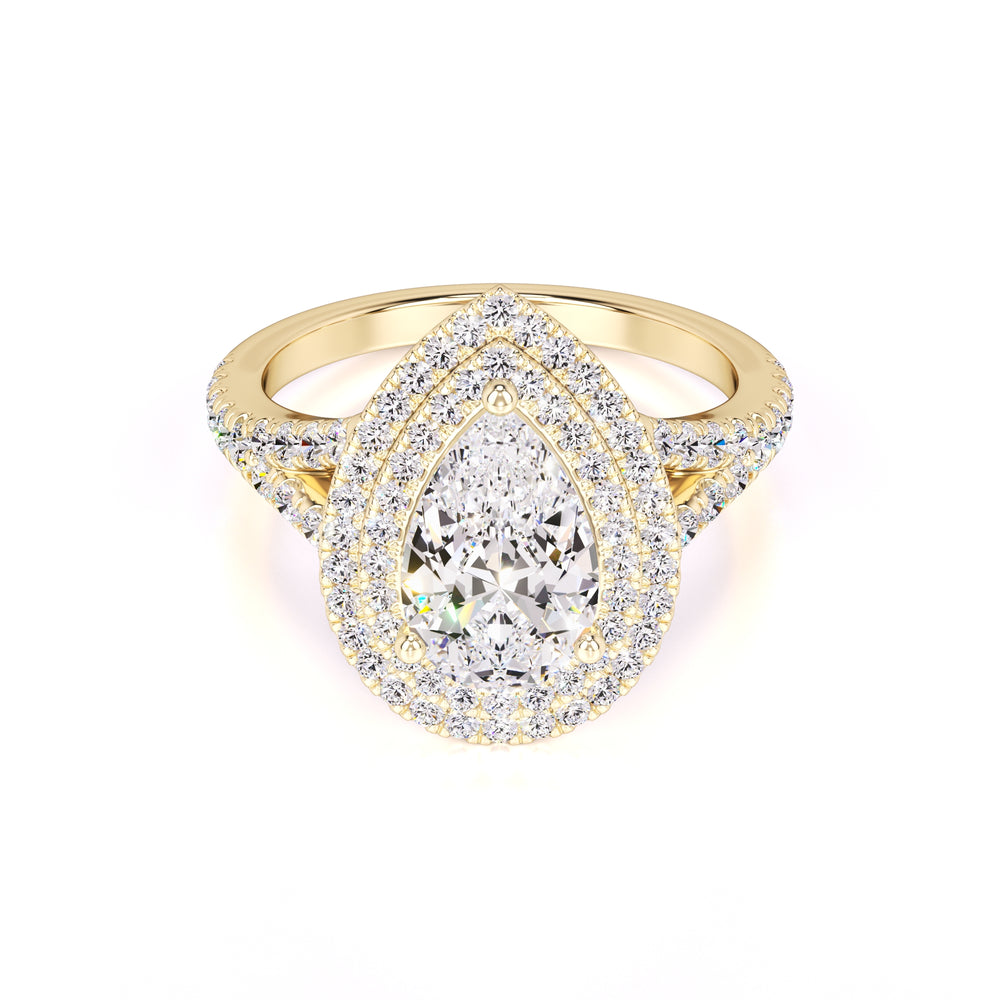 Veronica Lab Grown Diamond Ring | Yellow Gold | 1