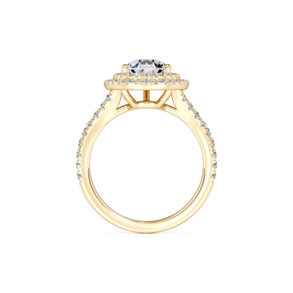 Veronica Moissanite & Lab Grown Diamond Ring | Yellow Gold | 4