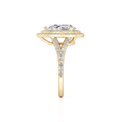 Veronica Lab Grown Diamond Ring | Yellow Gold | 4
