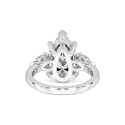 Sadie Moissanite & Lab Grown Diamond Ring | White Gold | 3