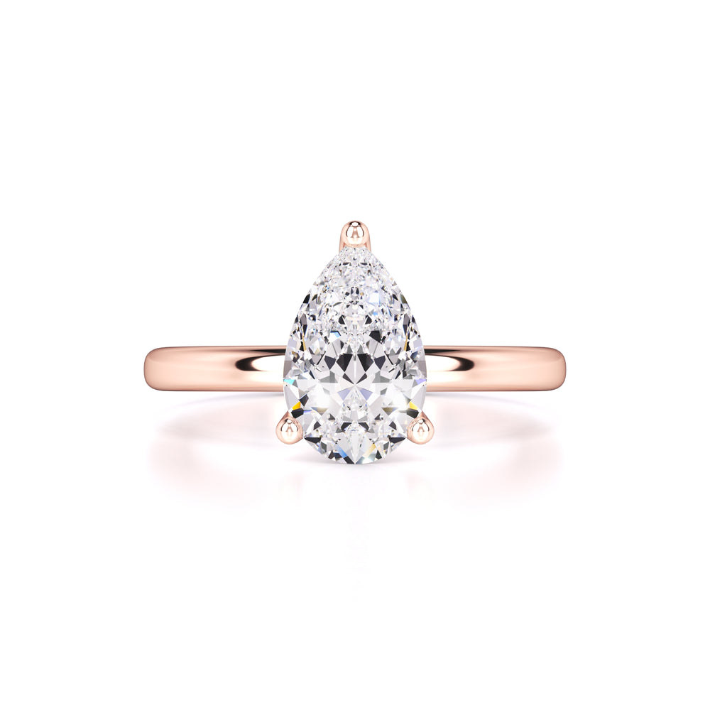 Mila Moissanite Ring | Rose Gold | 1