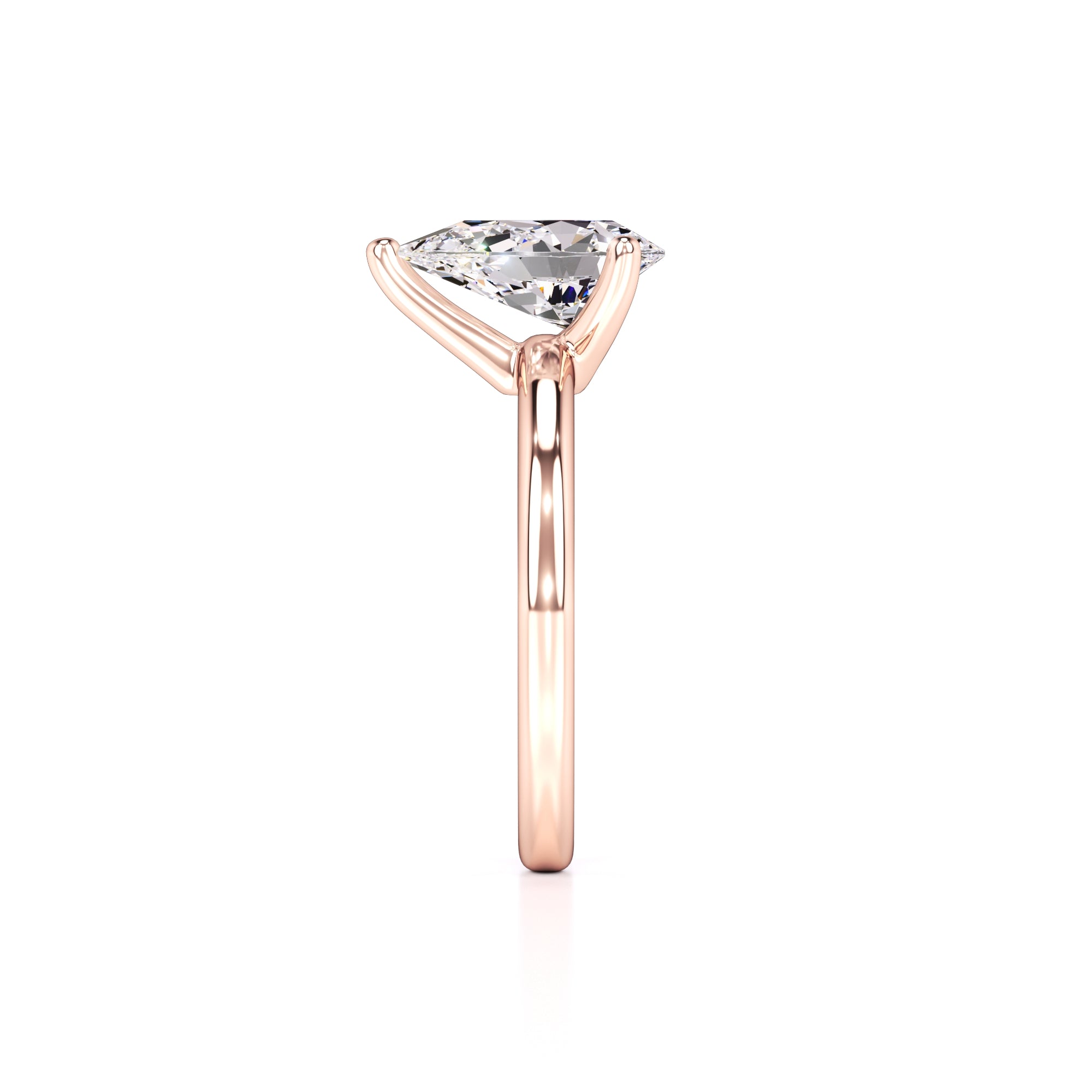 Mila Lab Grown Diamond Ring | Rose Gold | 4