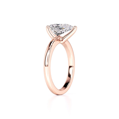 Mila Lab Grown Diamond Ring | Rose Gold | 3