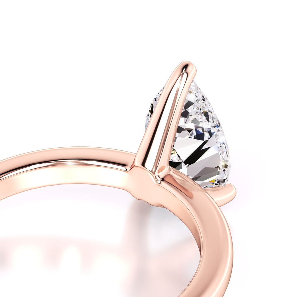 Mila Lab Grown Diamond Ring | Rose Gold | 2