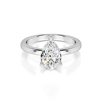 Mila Lab Grown Diamond Ring | White Gold | 1