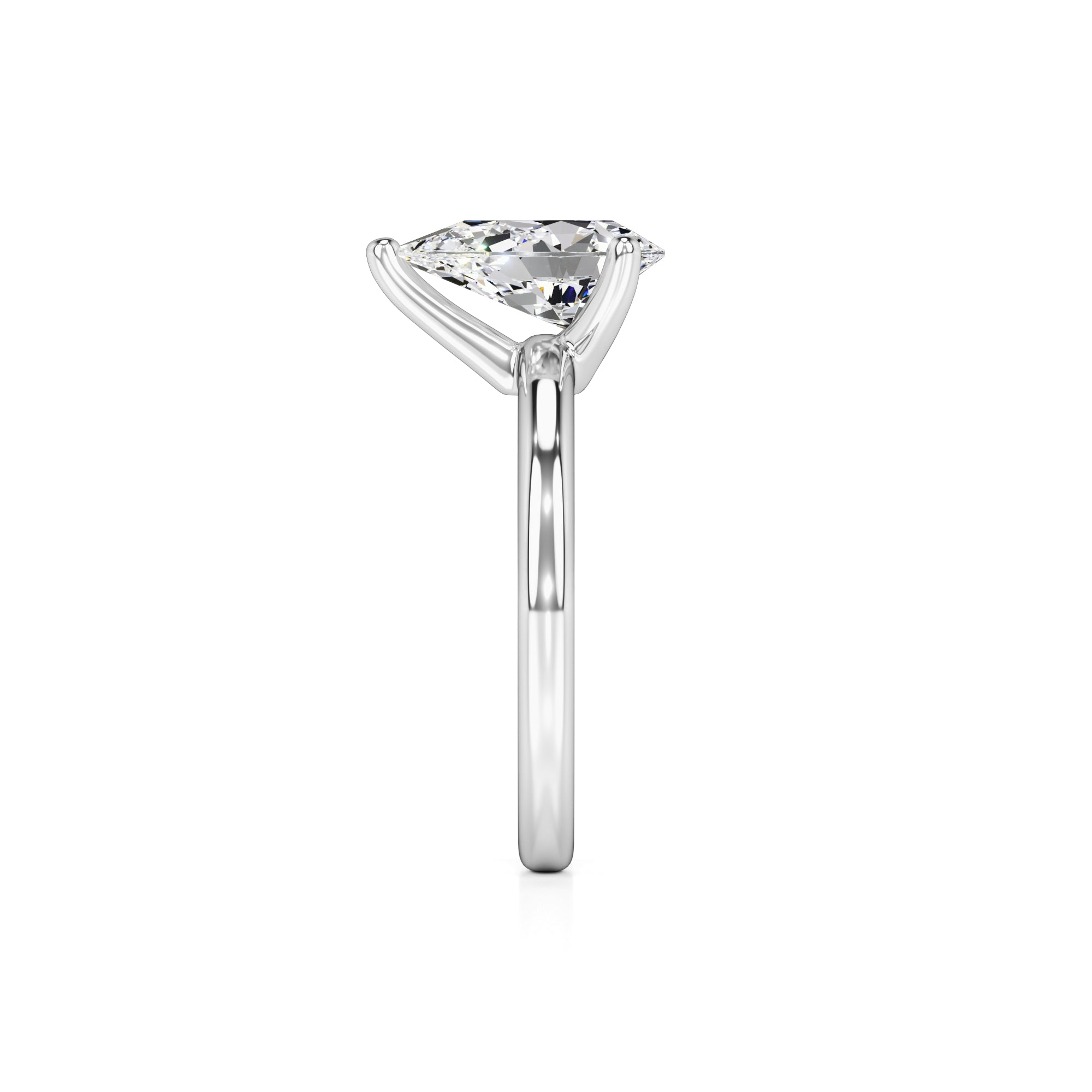 Mila Lab Grown Diamond Ring | White Gold | 4