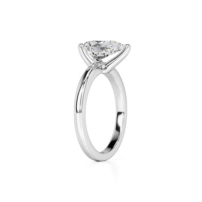 Mila Lab Grown Diamond Ring | White Gold | 3
