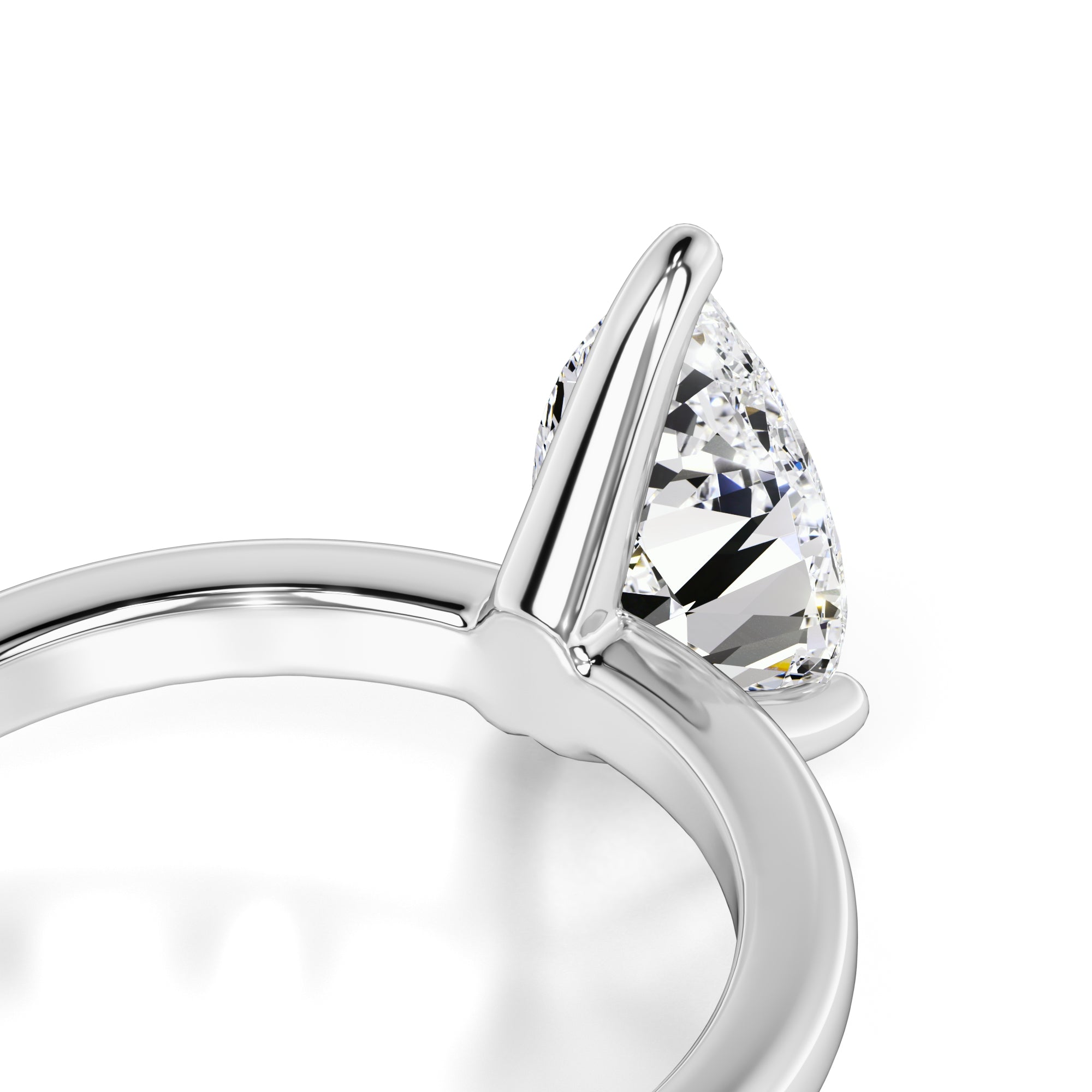 Mila Lab Grown Diamond Ring | White Gold | 2