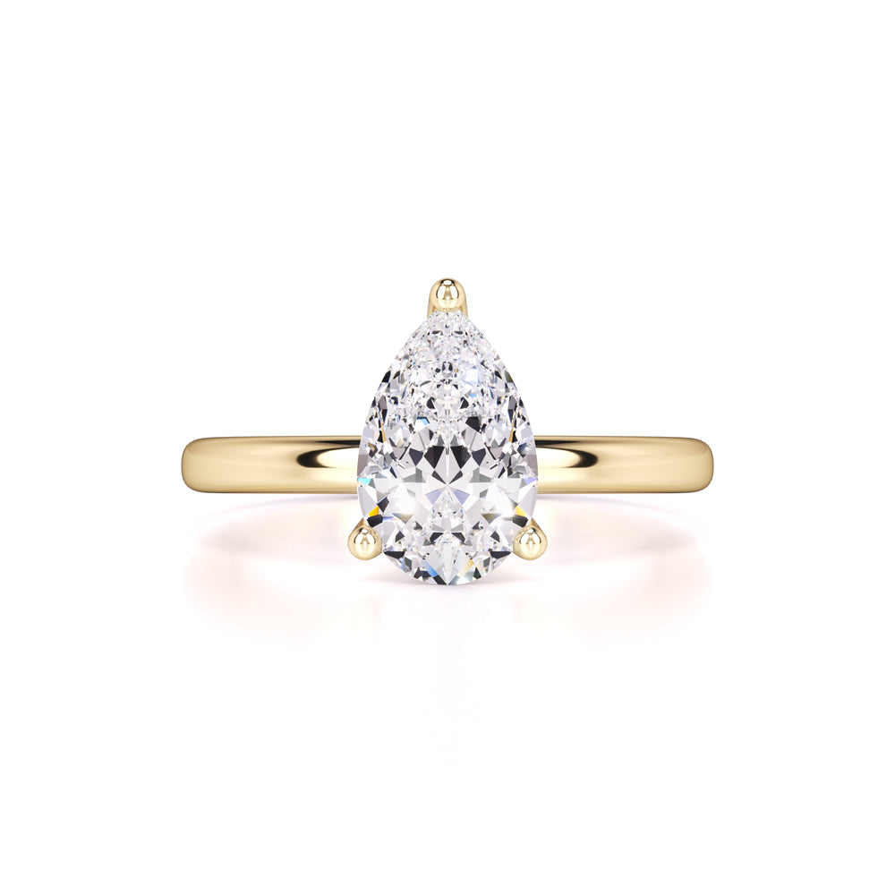 Mila Moissanite Ring | Yellow Gold | 1
