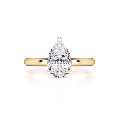 Mila Moissanite Ring | Yellow Gold | 1
