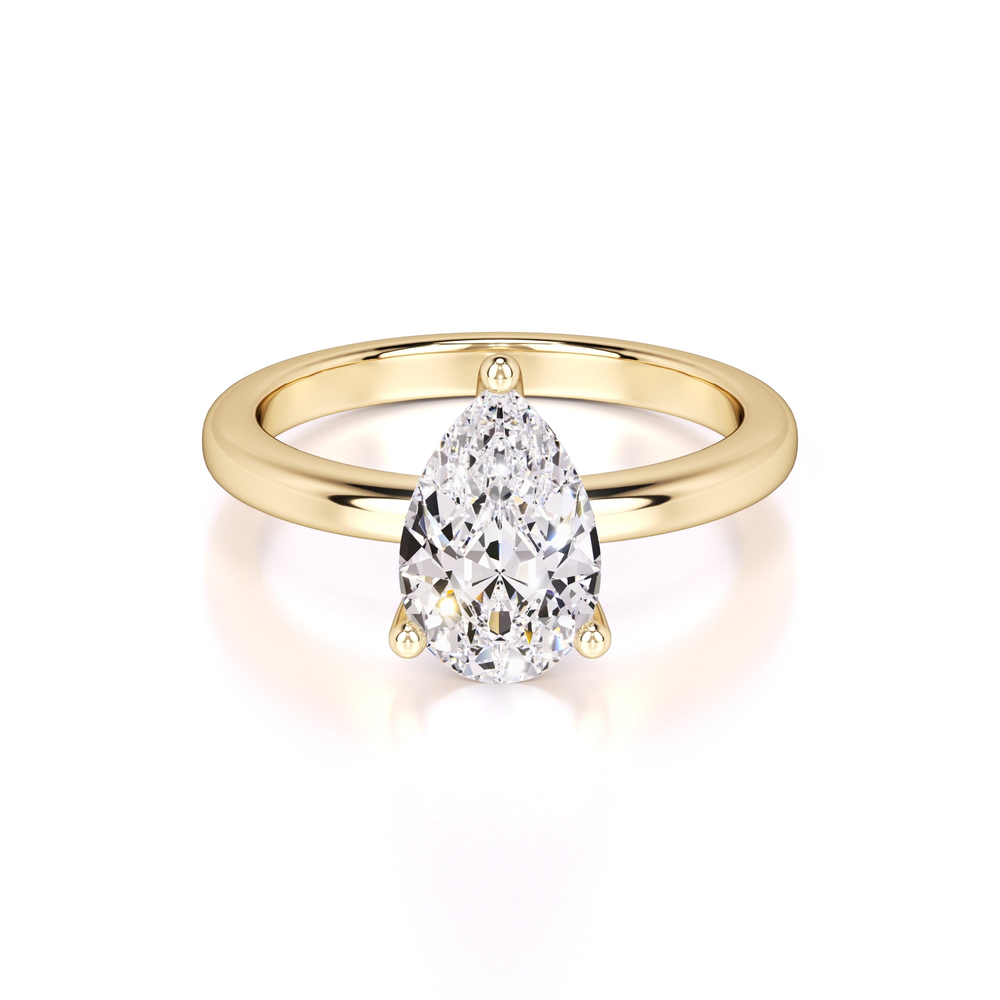 Mila Lab Grown Diamond Ring | Yellow Gold | 1