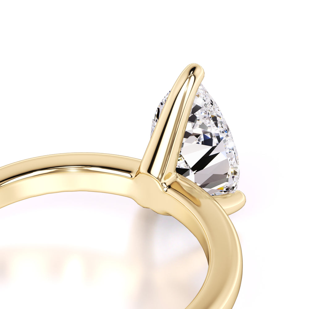 Mila Lab Grown Diamond Ring | Yellow Gold | 2