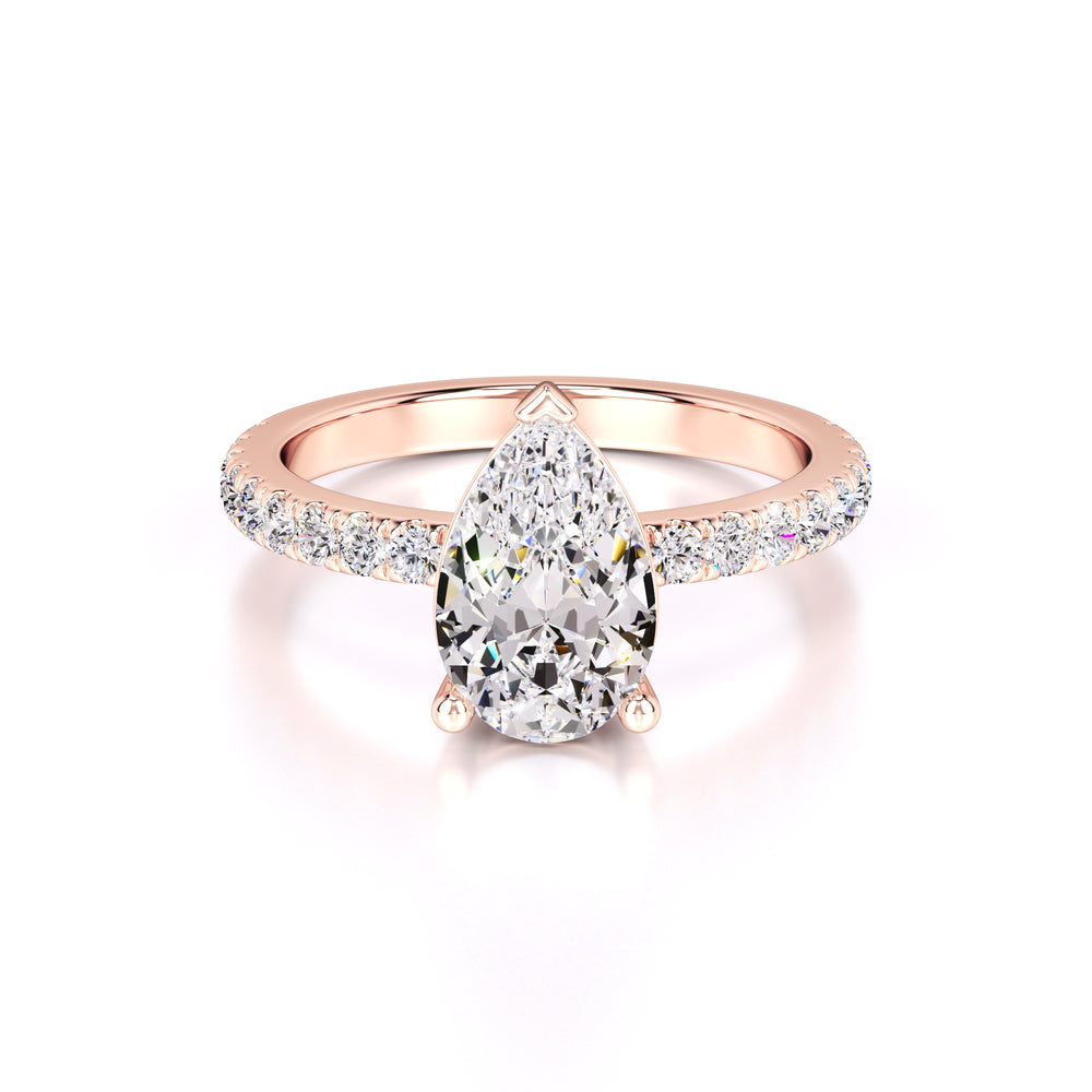 Gabriela Lab Grown Diamond Ring | Rose Gold | 1