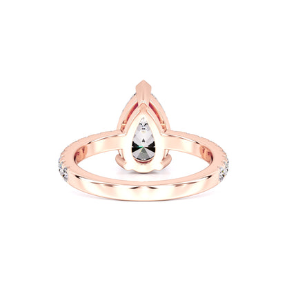 Gabriela Moissanite & Lab Grown Diamond Ring | Rose Gold | 3