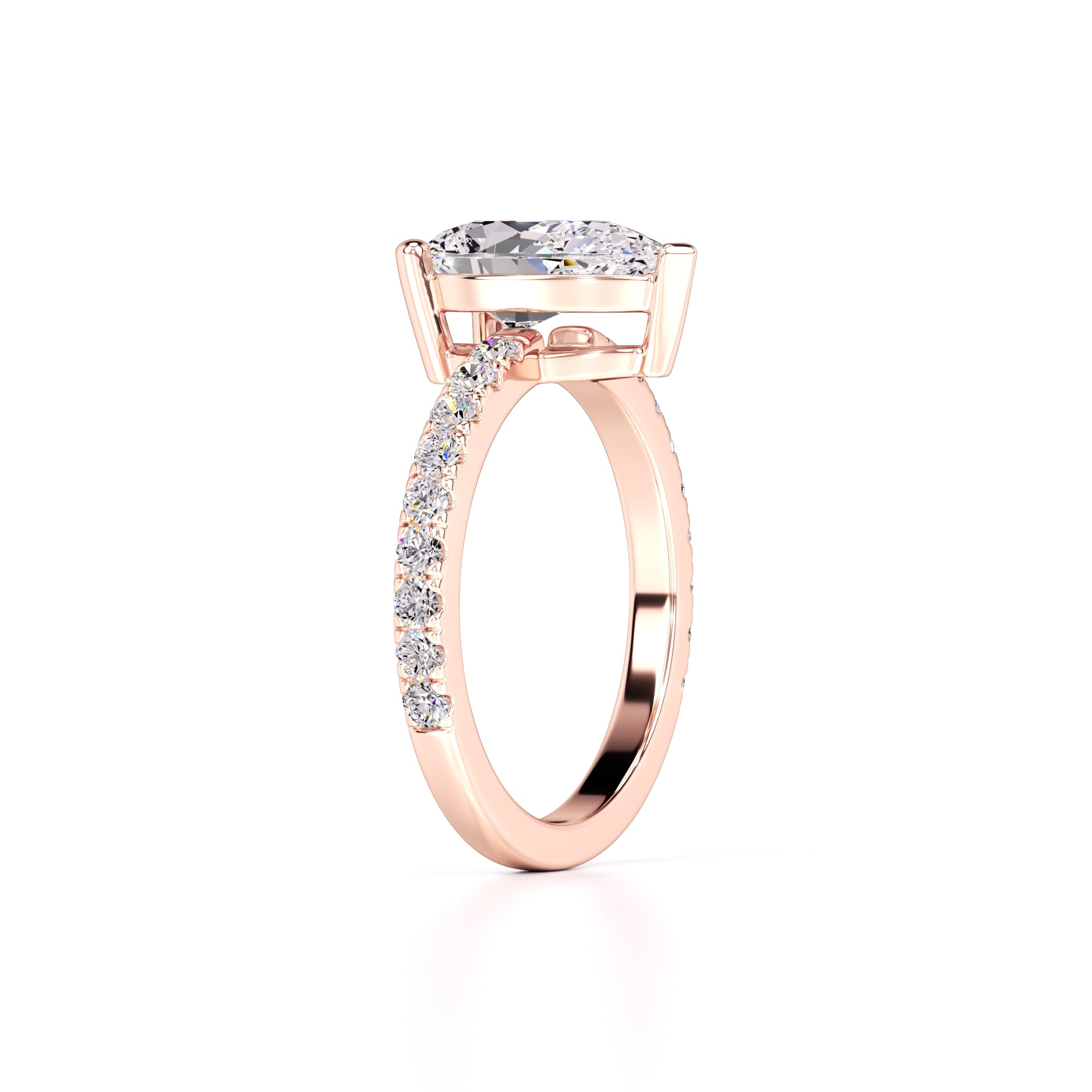 Gabriela Lab Grown Diamond Ring | Rose Gold | 3