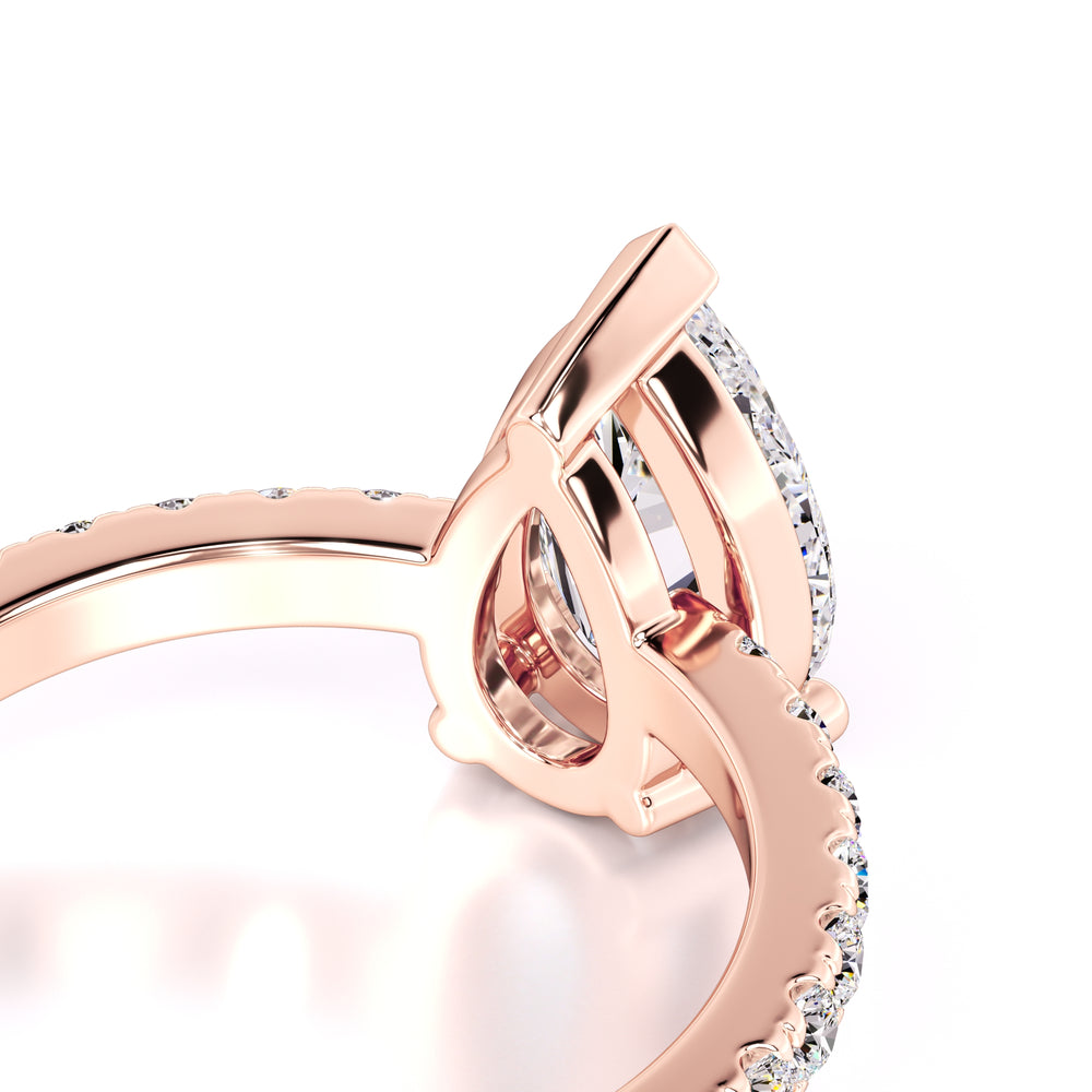 Gabriela Lab Grown Diamond Ring | Rose Gold | 2