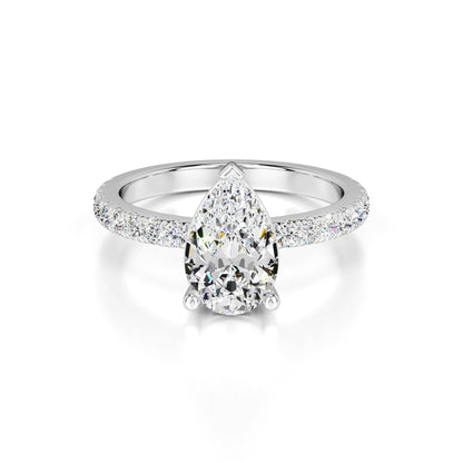 Gabriela Lab Grown Diamond Ring | White Gold | 1