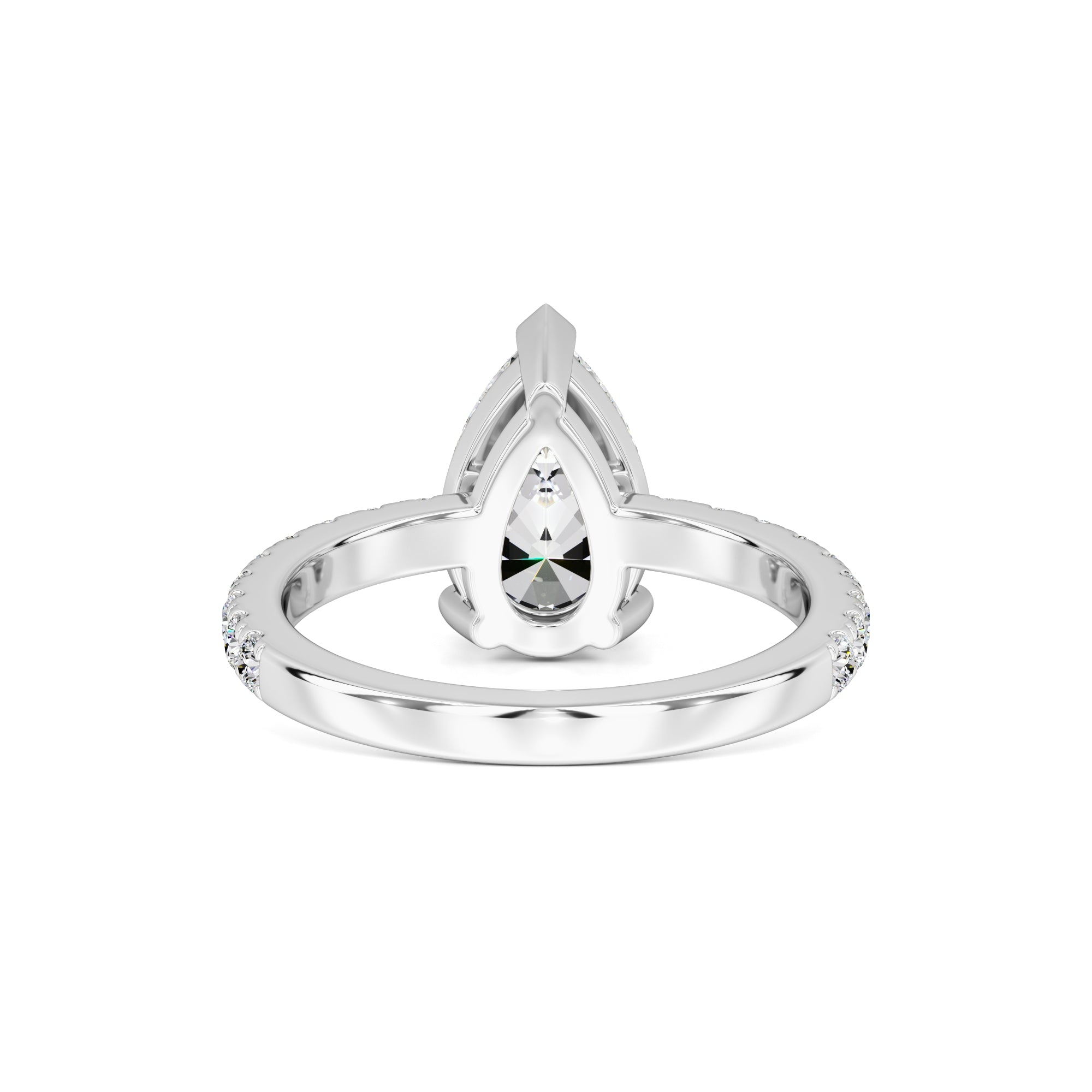 Gabriela Moissanite & Lab Grown Diamond Ring | White Gold | 3