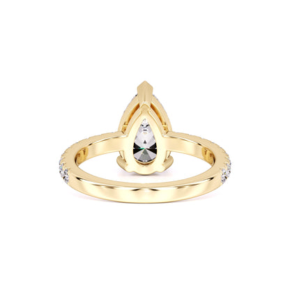 Gabriela Moissanite & Lab Grown Diamond Ring | Yellow Gold | 3