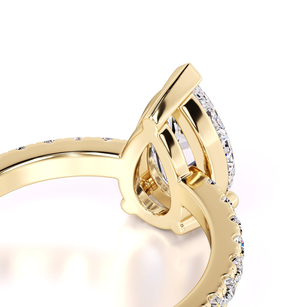 Gabriela Lab Grown Diamond Ring | Yellow Gold | 2