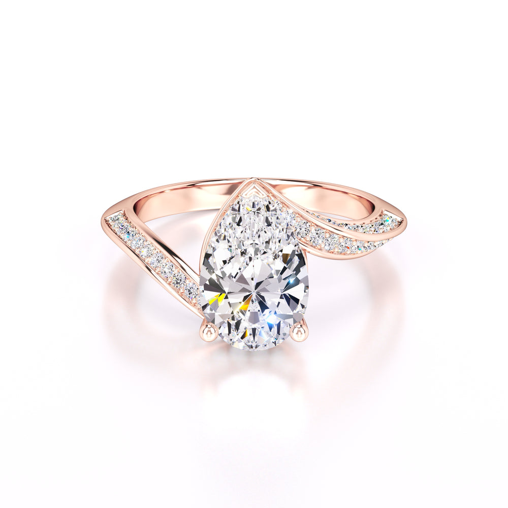 Julia Lab Grown Diamond Ring | Rose Gold | 1