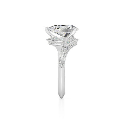 Julia Lab Grown Diamond Ring | White Gold | 4