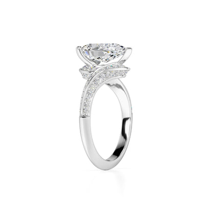 Julia Lab Grown Diamond Ring | White Gold | 3