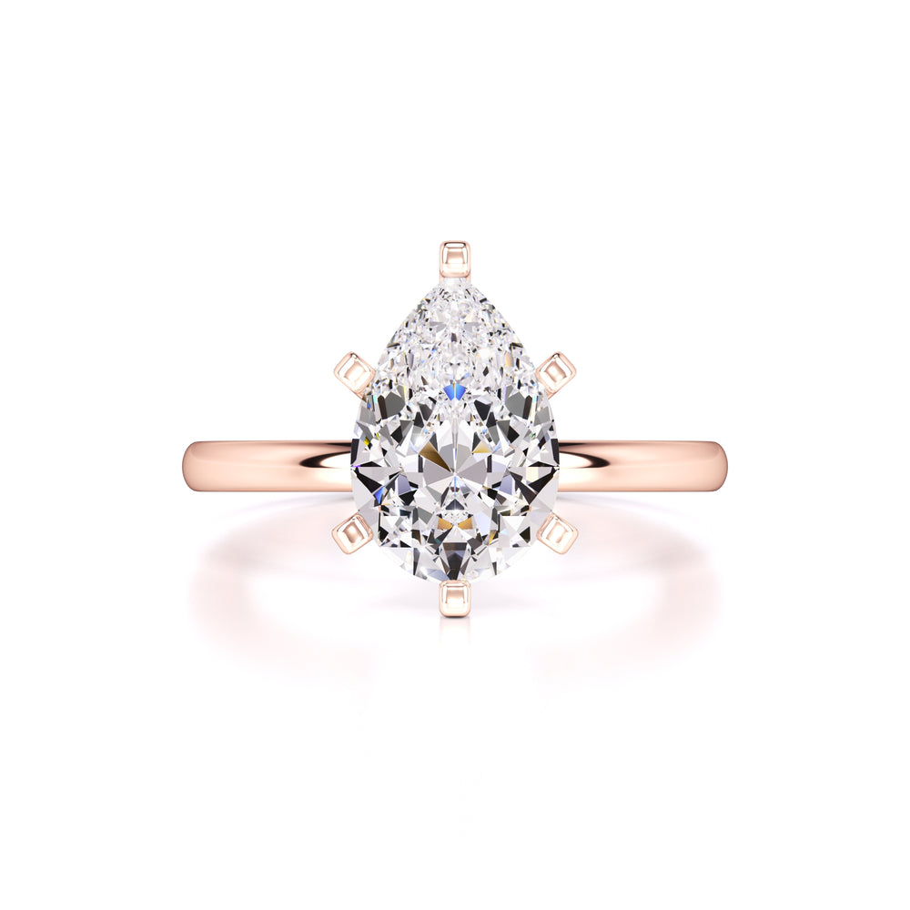 Addison Moissanite Ring | Rose Gold | 1