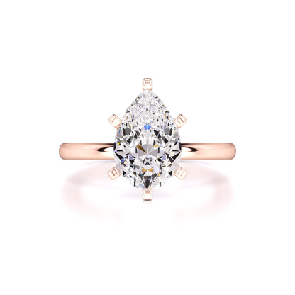 Addison Moissanite Ring | Rose Gold | 1
