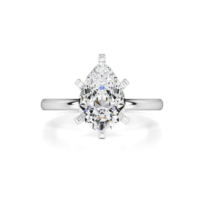 Addison Moissanite Ring | White Gold | 1