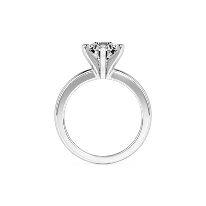Addison Moissanite Ring | White Gold | 4