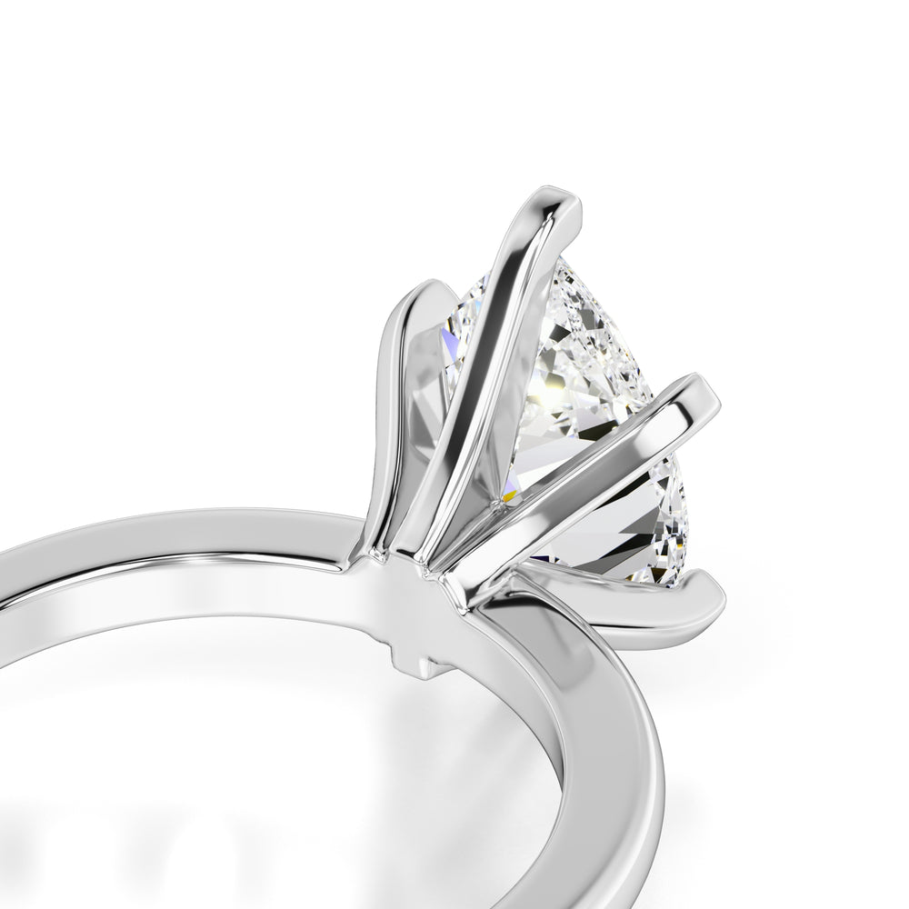 Addison Moissanite Ring | White Gold | 2