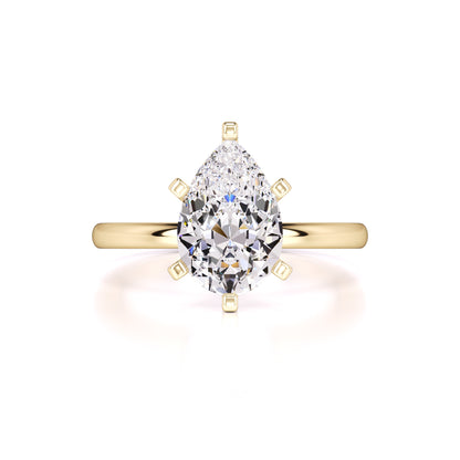 Addison Moissanite Ring | Yellow Gold | 1
