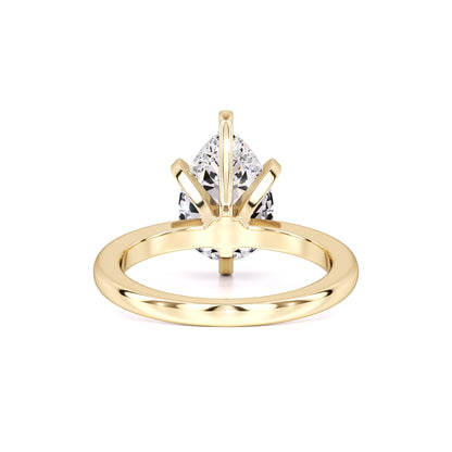Addison Moissanite Ring | Yellow Gold | 3