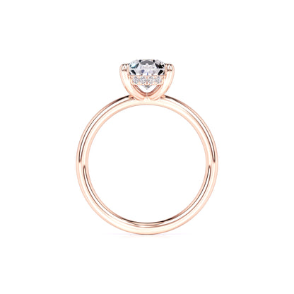 Alexis Moissanite & Lab Grown Diamond Ring | Rose Gold | 4