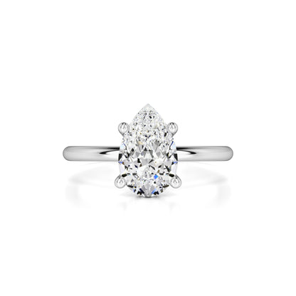 Alexis Moissanite & Lab Grown Diamond Ring | White Gold | 1