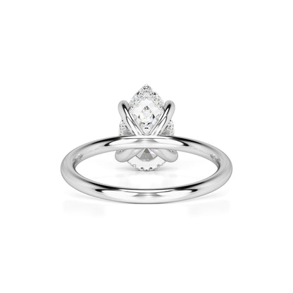 Alexis Moissanite & Lab Grown Diamond Ring | White Gold | 3