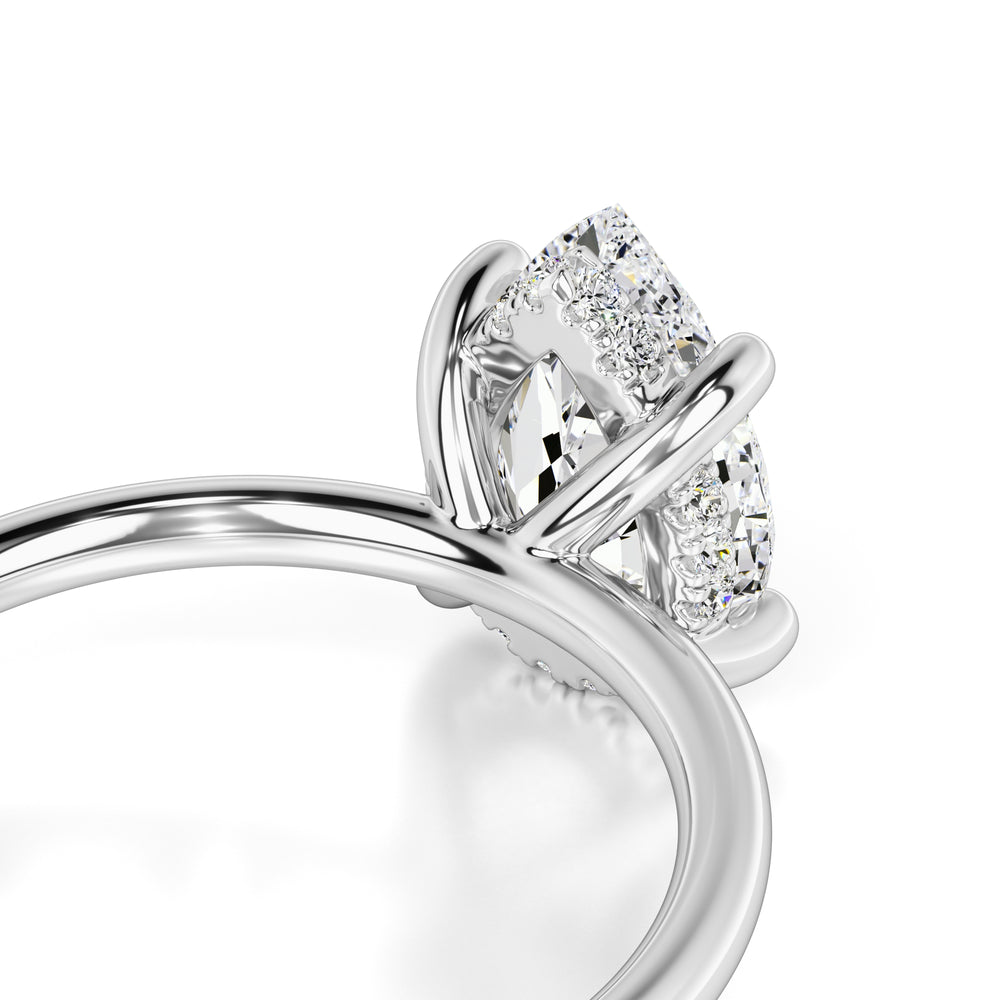 Alexis Moissanite & Lab Grown Diamond Ring | White Gold | 2