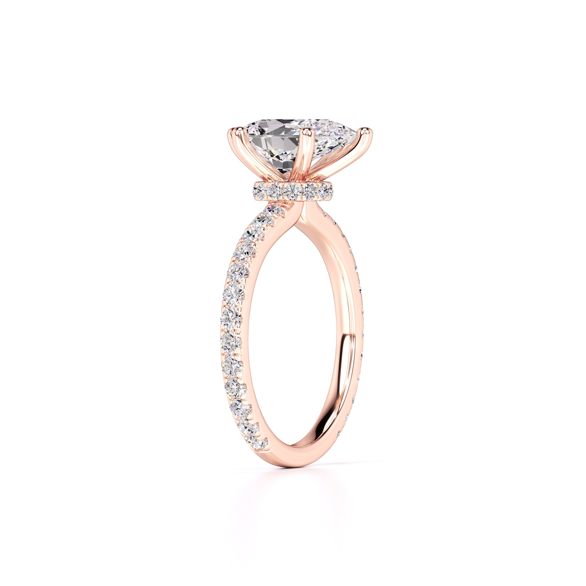 Caroline Lab Grown Diamond Ring | Rose Gold | 3