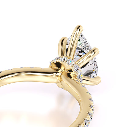 Caroline Lab Grown Diamond Ring | Yellow Gold | 2