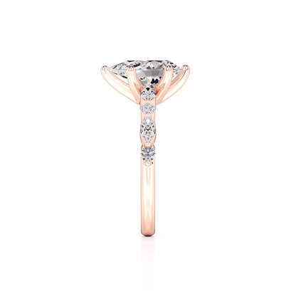 Cassidy Lab Grown Diamond Ring | Rose Gold | 4