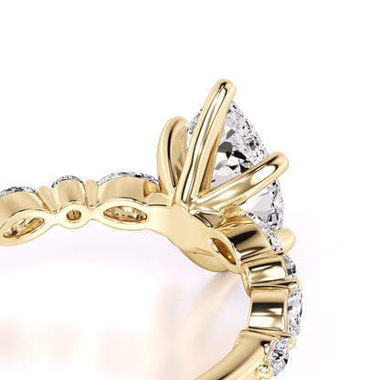 Cassidy Lab Grown Diamond Ring | Yellow Gold | 2