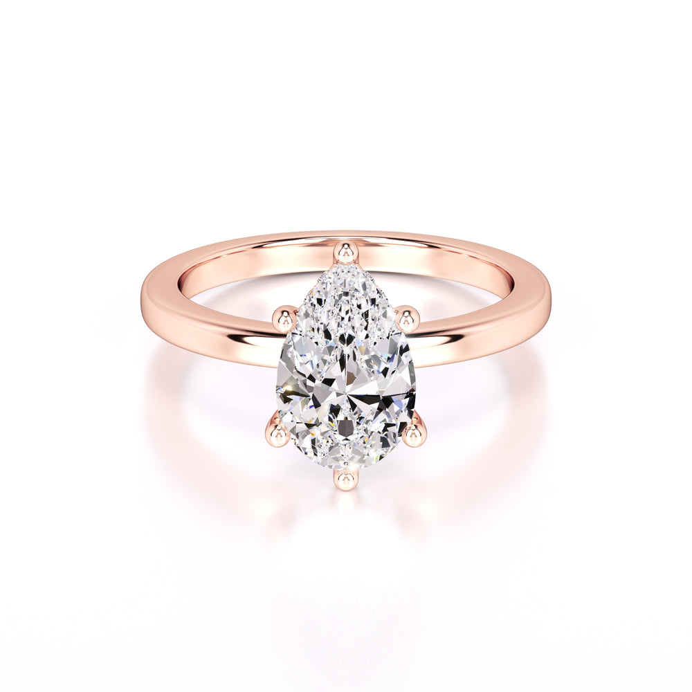 Daisy Lab Grown Diamond Ring | Rose Gold | 1