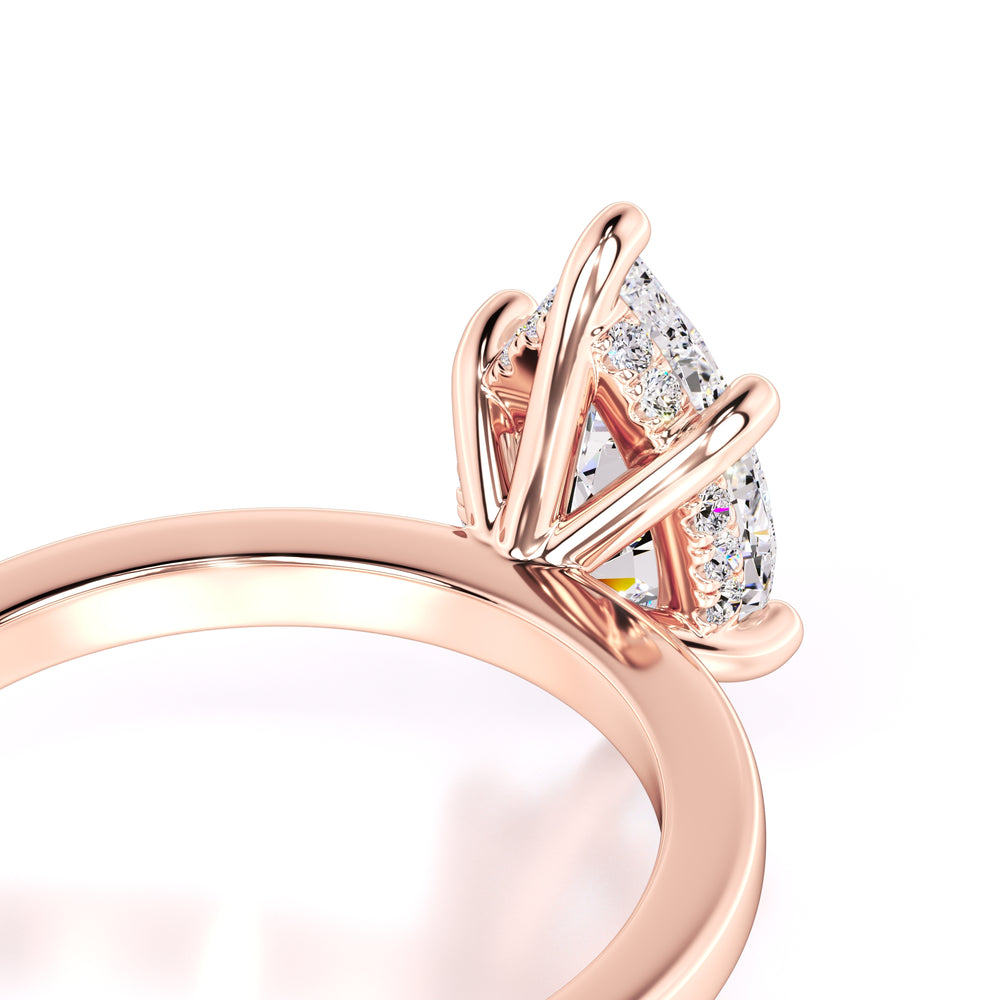 Daisy Lab Grown Diamond Ring | Rose Gold | 2