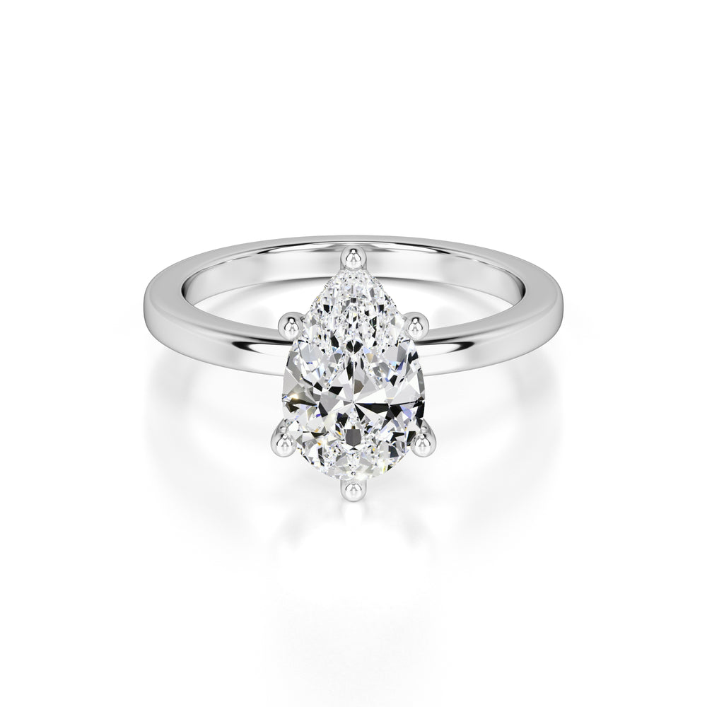Daisy Lab Grown Diamond Ring | White Gold | 1