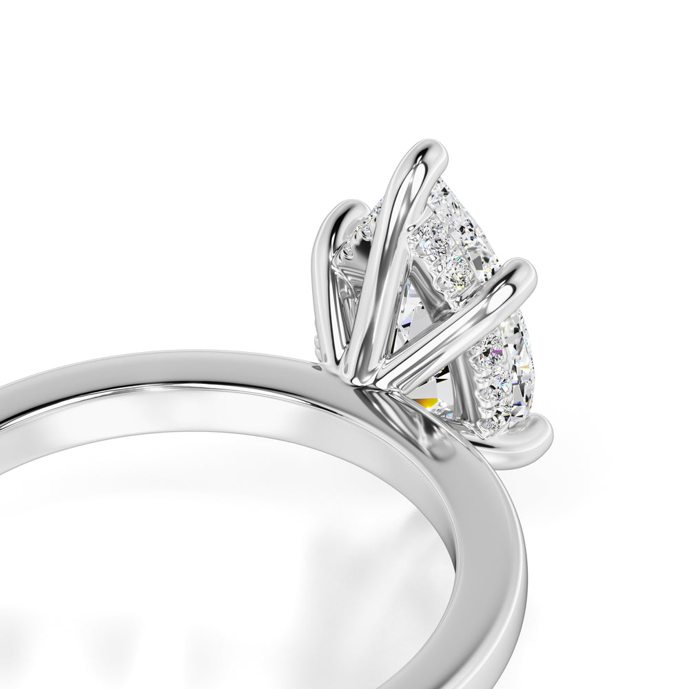 Daisy Lab Grown Diamond Ring | White Gold | 2