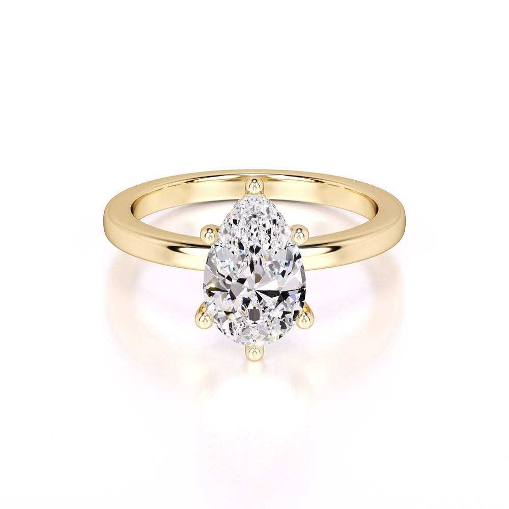 Daisy Lab Grown Diamond Ring | Yellow Gold | 1