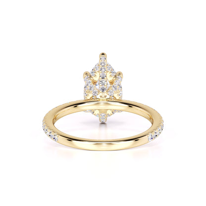 Paris Moissanite & Lab Grown Diamond Ring | Yellow Gold | 3